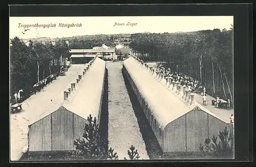 AK Königsbrück, Truppenübungsplatz, Neues Lager