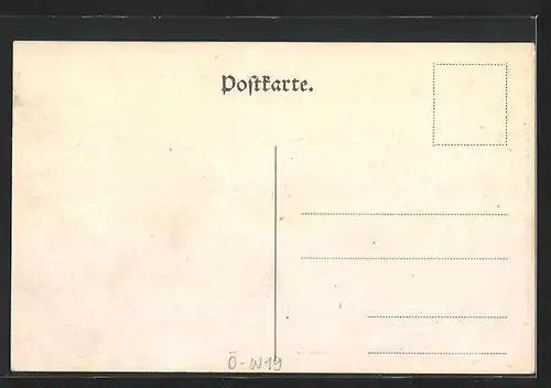 AK Wien-Sievering, Totalansicht mit Hügellandschaft