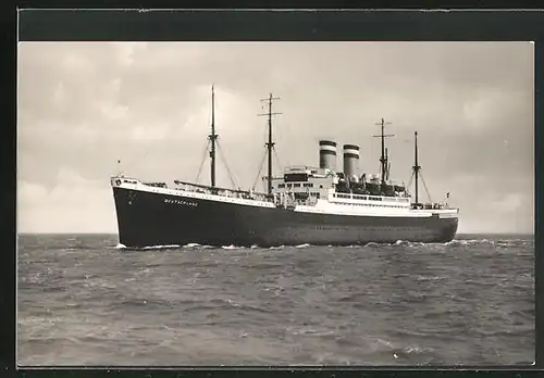 AK Passagierschiff Deutschland der Hamburg-Amerika Linie