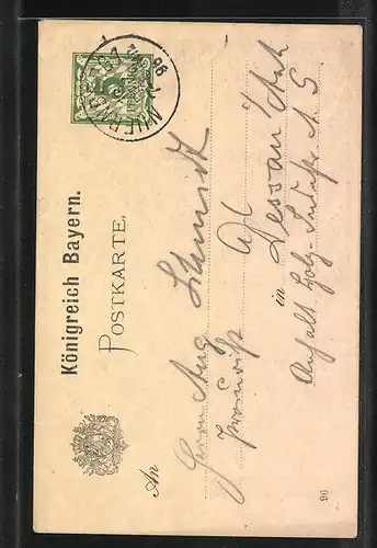 AK Nürnberg, Bayerische Landes-Ausstellung 1896, Ausstellungsgelände