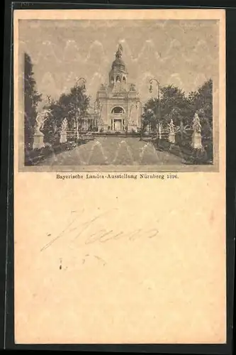 AK Nürnberg, Bayerische Landes-Ausstellung 1896, Ausstellungsgelände