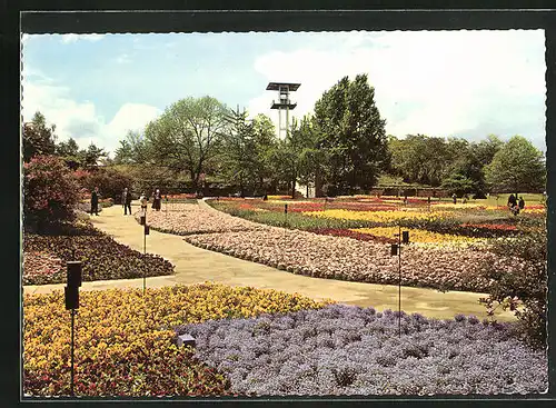 AK Stuttgart, Ausstellung Bundes-Gartenschau 1961, Ausstellungsgelände