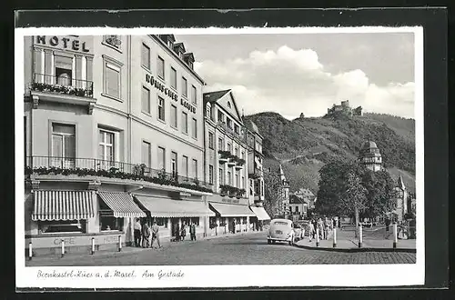 AK Bernkastel-Kues, Am Gestade, Hotel Römischer Kaiser