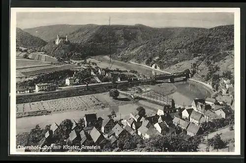 AK Obernhof / Lahn, Ortsansicht mit Kloster Arnstein