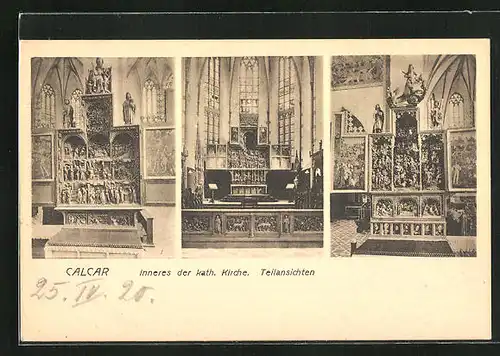 AK Calcar, Inneres der katholischen Kirche