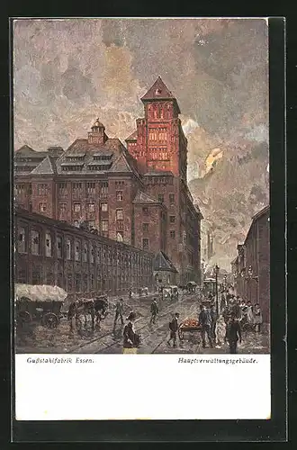 AK Essen, Gussstahlfabrik, Hauptverwaltungsgebäude