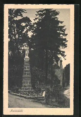 AK Bremen / Krs. Soest, St. Josefs Kurhaus, Mariensäule