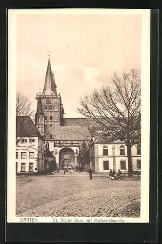 AK Xanten, St. Victor Dom mit Michaelskapelle