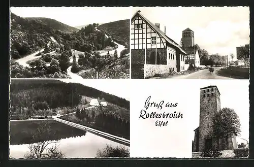 AK Rollesbroich / Eifel, Teilansicht, Turm, Gesamtansichten