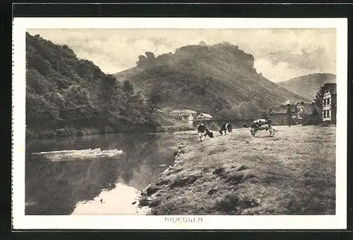 AK Nideggen, Partie am Flussufer
