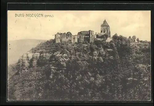 AK Nideggen / Eifel, Burgruine