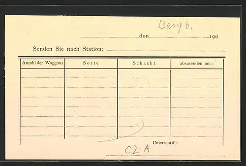AK Aussig / Usti, Deutsche Reichspost, J. Petschek, Verkaufs-Bureau der Montan- und Industrialwerke