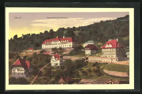 AK Calw, Teilansicht mit Bezirkskrankenhaus