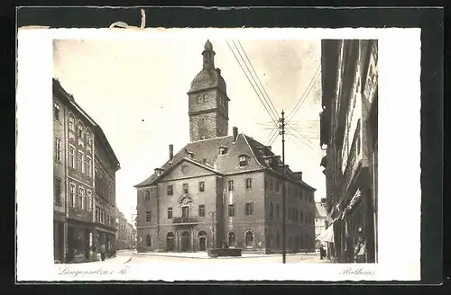 AK Langensalza / Thür., am Rathaus