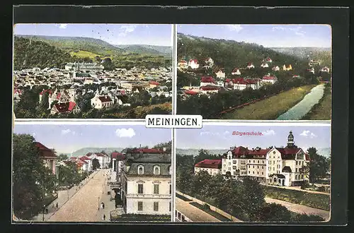 AK Meiningen, Bürgerschule, Teil- und Gesamtansichten