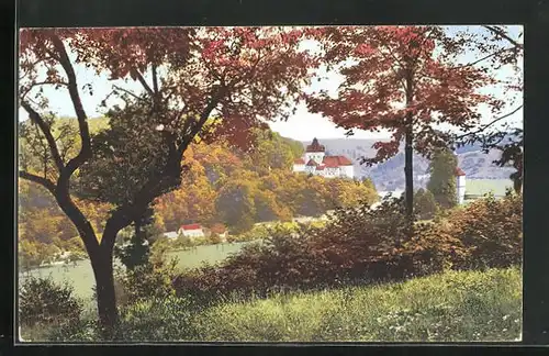 Künstler-AK Photochromie: Liebstadt / Sachsen, Schloss Kuckuckstein