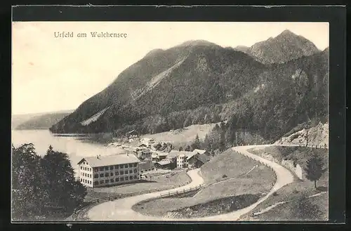 AK Urfeld / Walchensee, Gesamtansicht