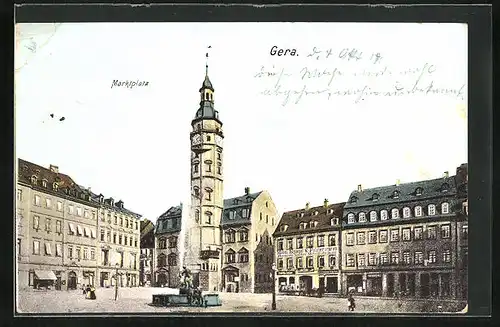 AK Gera, Marktplatz