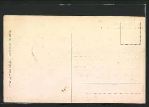 AK Montjoie, Rotes Haus, Stammhaus der Familie Scheibler