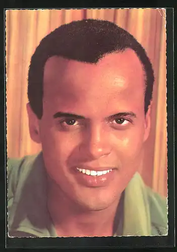 AK Musiker und Schauspieler Harry Belafonte in dem Film Heisse Erde