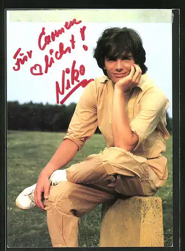 AK Sänger Niko mit jungenhaftem Charme