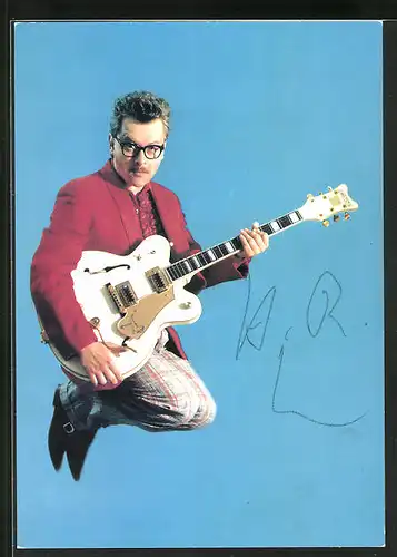 AK Musiker Heinz Rudolf Kunze mit Gitarre