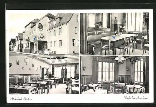 AK Steinbach-Giessen, Gasthaus Einhorn zur Tante Anna