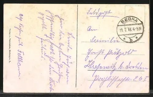 AK Bebra, Bahnhof, Kirche, Nürnberger Strasse und Kaiserliches Postamt