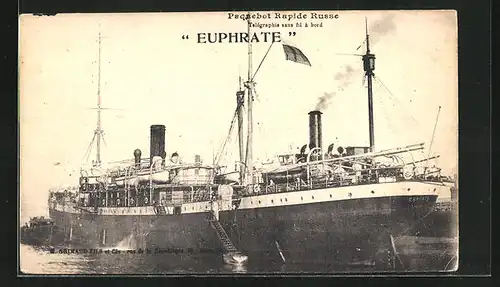 AK Passagierschiff Euphrate im Hafen