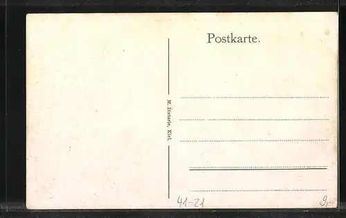 AK Linienschiffe S. M. S. Rheinland, Posen, Nassau und Westfalen auf hoher See, Kriegsschiff