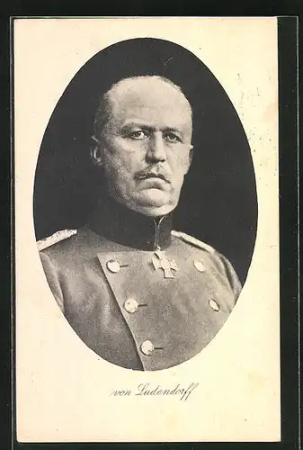 AK General Erich Ludendorff in Uniform