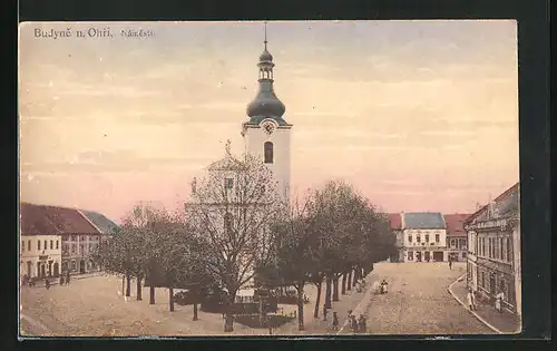 AK Budyne n. Ohri, Kirche am Markt