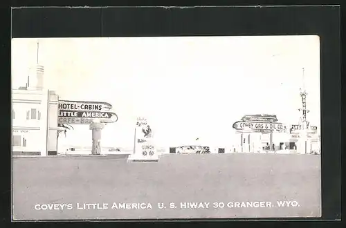 AK Granger, WY, Covey`s Little America U.S. Highway 30