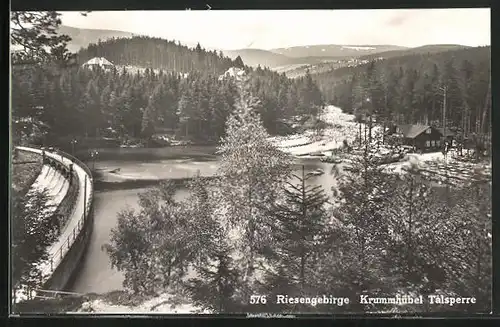 AK Krummhübel, Blick zur Talsperre