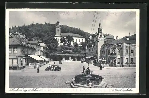 AK Leutenberg / Thür., Marktplatz