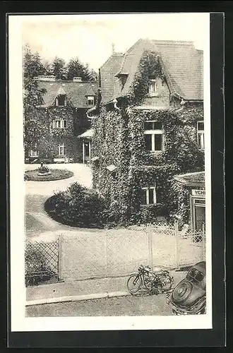 AK Rumburg / Rumburk, am Sanatorium