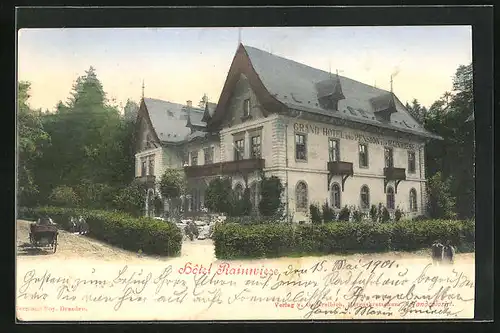 AK Rainwiese, Blick zum Hotel Rainwiese