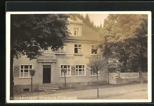AK Rohrbach / Thür. Wald, Gasthaus-Pension Auerhahn