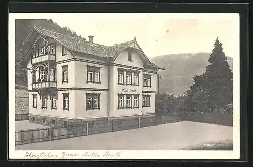 AK Calmbach, Hotel-Pension Villa Barth
