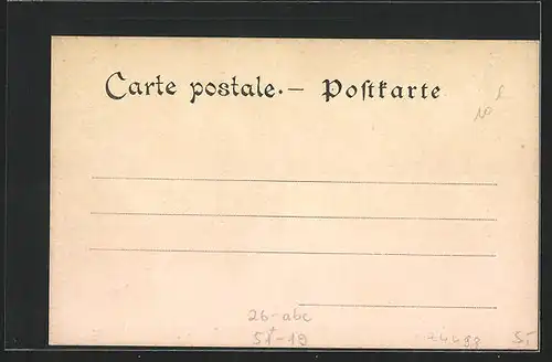 Künstler-AK sign. P. Kauffmann: Usages & Costumes d'Alsace, Anwohner in elsass-lothringischer Tracht