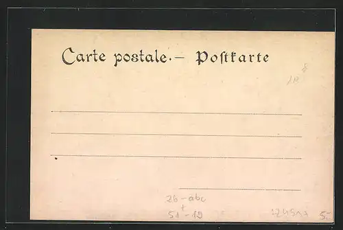 Künstler-AK sign. P. Kauffmann: Usages & Costumes d'Alsace, Anwohner in elsass-lothringischer Tracht