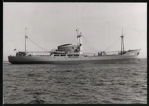 Fotografie Kriegsschiff Materialtransporter Angeln der Bundesmarine