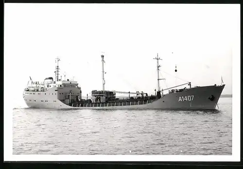 Fotografie Kriegsschiff Tankschiff Wittensee Kennung A 1407 der Bundesmarine