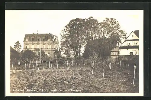 AK Pinzberg /Fränk. Schweiz, Kurhotel Terrasse
