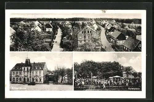 AK Voigtlaide, Gasthaus Erbschänke, Spielplatz, Blick nach dem Rümpfwald