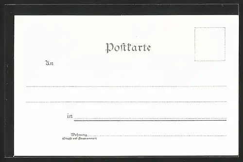 Lithographie Murnau, Stahlbad Staffelsee, Staffel mit Rieden