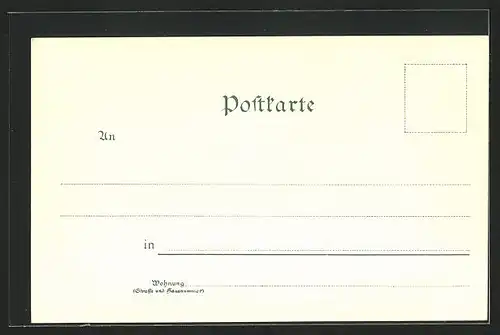 Lithographie Altötting, Teilansicht