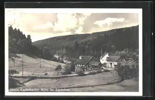 AK Schömberg, Gasthaus Untere Kapfenhardter Mühle