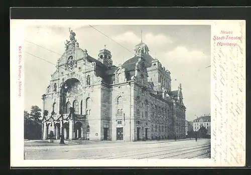 AK Nürnberg, Neues Stadt-Theater