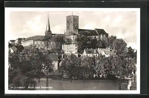 AK Mönchen-Gladbach, Blick vom Geroplatz